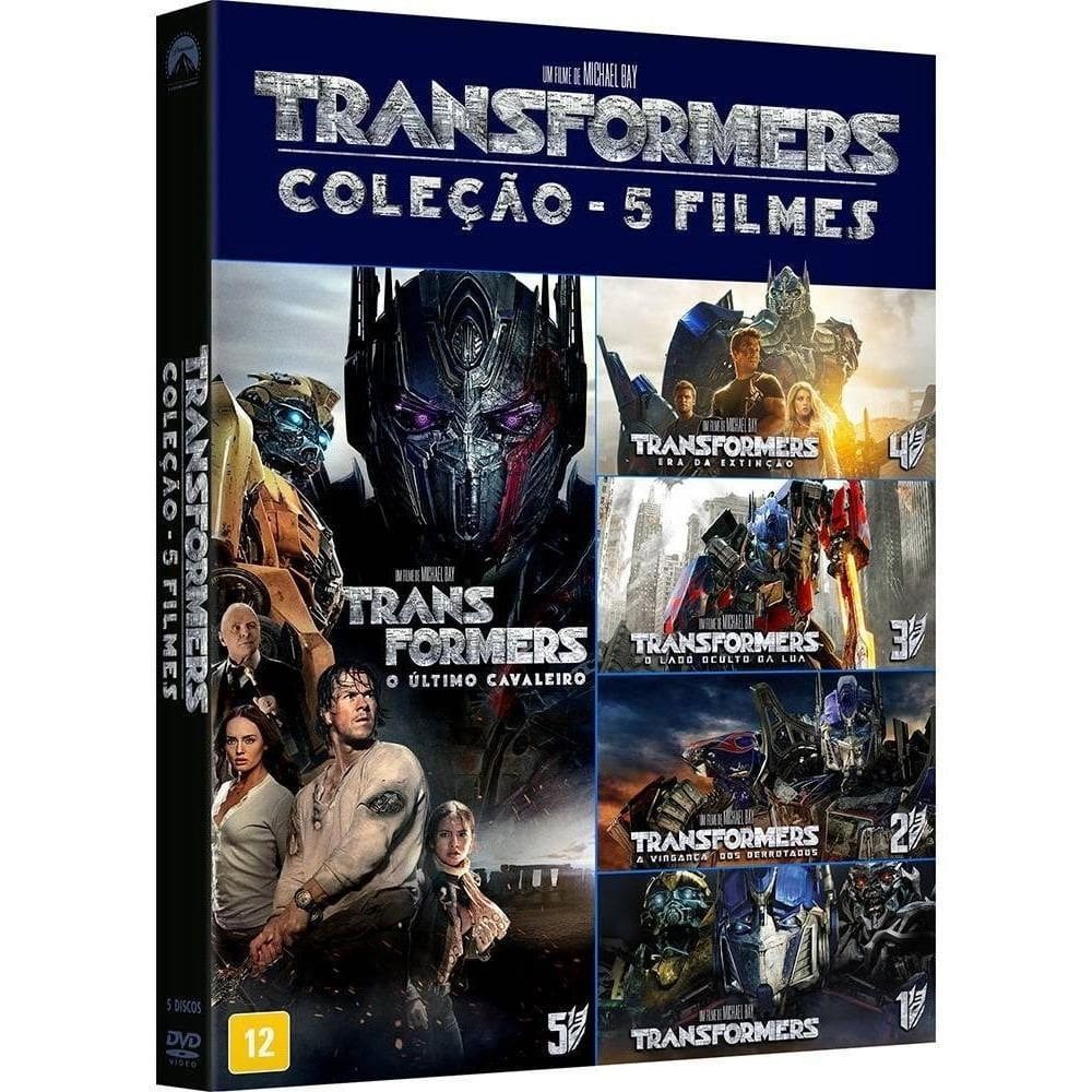 Dvd - Transformers - Coleção  5 Filmes