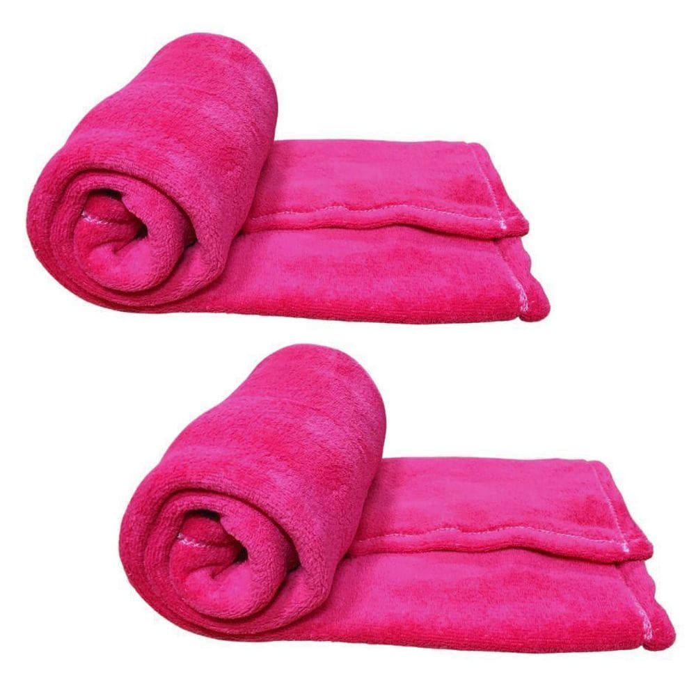 Kit 2 Mantas Pet Cor Rosa