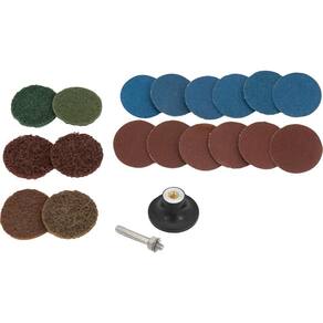 Jogo De Discos De Lixa Esponja Abrasiva 50Mm 20 Pç Vonder