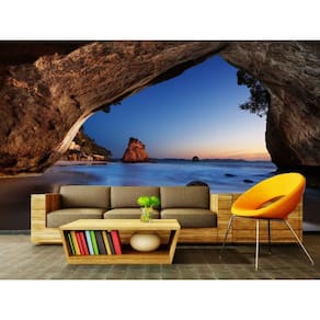Papel de Parede Paisagens Caverna 40 - 1,00 X 1,39