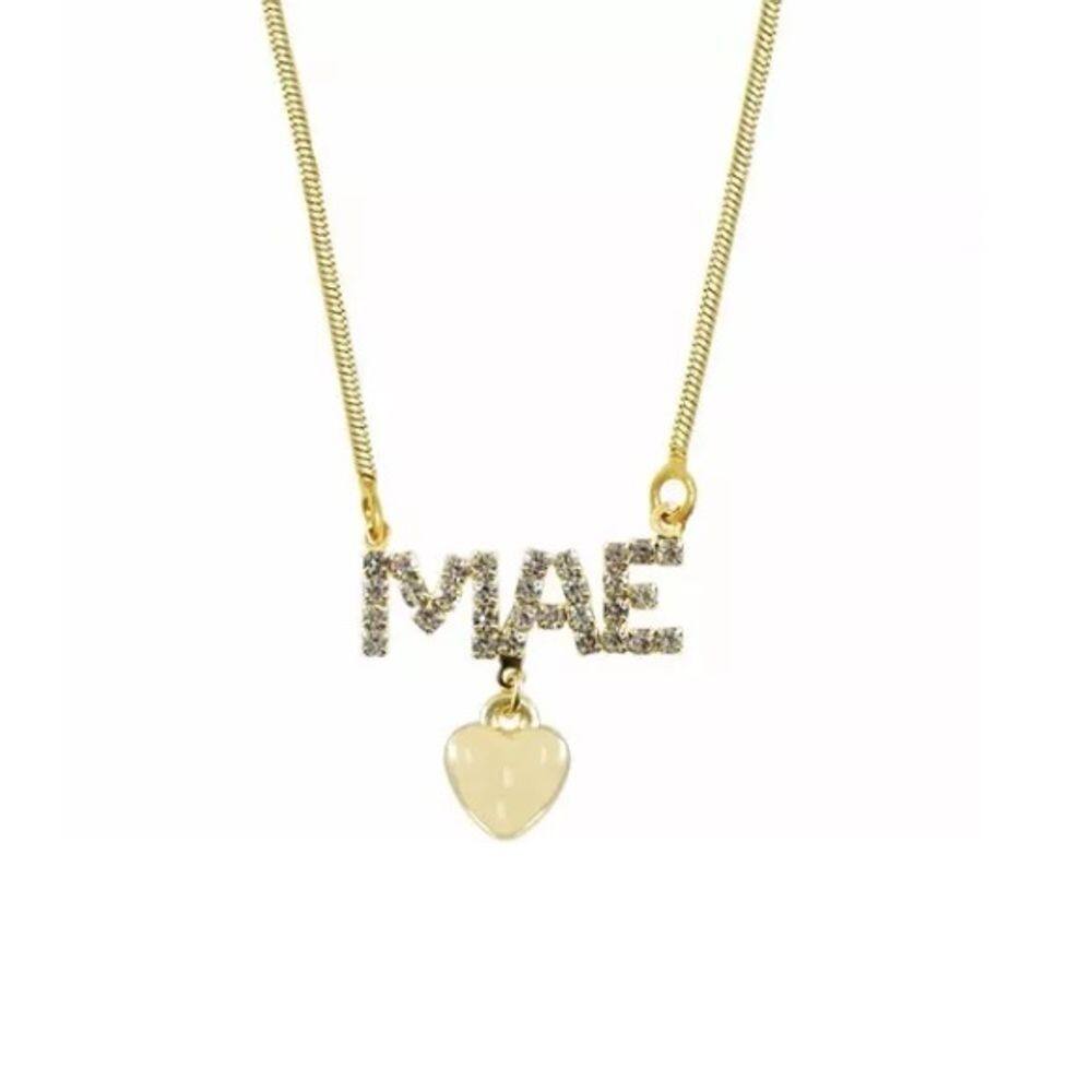 Colar Mãe Eterno Amor Folheado a Ouro 18k