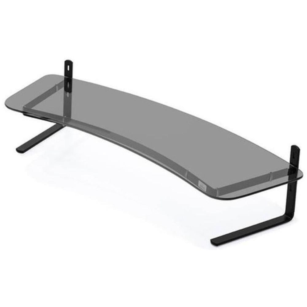 Suporte Monitor Duplo Executive Vidro Fumê Nr17 Reliza