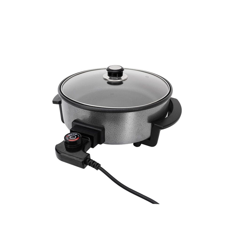 Panela Elétrica Mangiare Preta Redonda Agratto 30cm 1500W APER01I