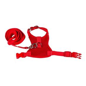 Coleira Peitoral Aerado de Hamster Vermelho PP - Nicapet