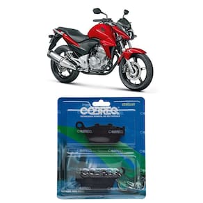 Pastilha Freio Traseira Cobreq N 1617 Honda CB 300 2009-2013