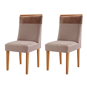 Conjunto com 2 Cadeiras MDF Andes para Sala de Jantar Moderna Mobília