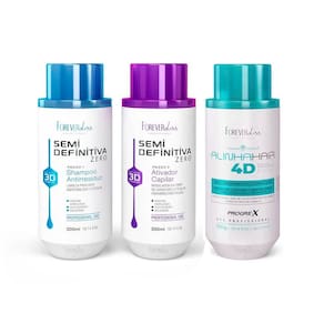 Kit Progres Semi Definitiva 3d E Alinhahair 4d Forever Liss