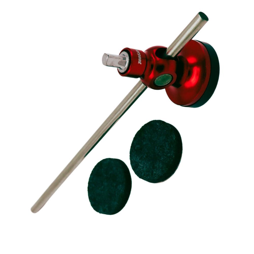 Batedor Regulável P/ Bumbo Bateria Liverpool Aluminio Vermelho 11623