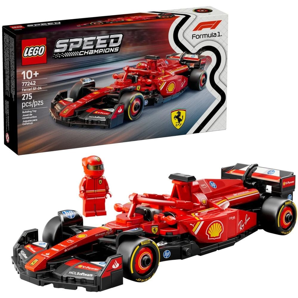 Lego F1 Ferrari SF-24 Speed Champions 275 Peças - 77242