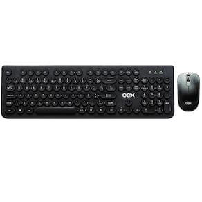 Combo Teclado E Mouse Sem Fio Tm410 Preto Pop + Oex