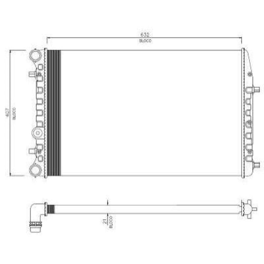 Radiador De Água Fox Polo Rv2517 Visconde