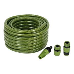 Conjunto De Mangueira Jardim Flexível 1/2 20M - Verde