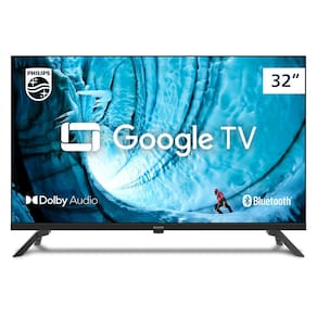 Smart TV Philips 32 HD Google TV Comando de Voz HDR HDMI Bluetooth