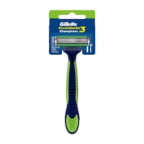 Aparelho de Barbear Gillette Prestobarba 3 Champions Base - Cartela com 12 Unidades