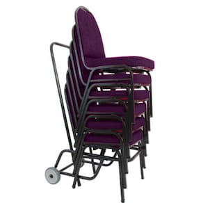 06 Cadeiras para Hotel e Auditório Linha Hotel Roxo
