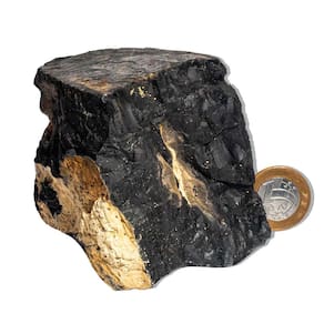 Ônix Preto Pedra Bruto Natural 600 a 700g Média 10cm Tipo B