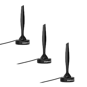 Antena Interna de TV Digital AI 1015 UHF/HDTV Intelbras - 3 Unidades