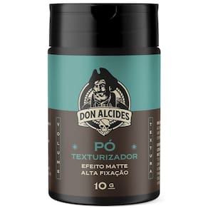 Pomada em Pó Texturizador Efeito Matte Alta Fixação Calico Jack 10g Don Alcides