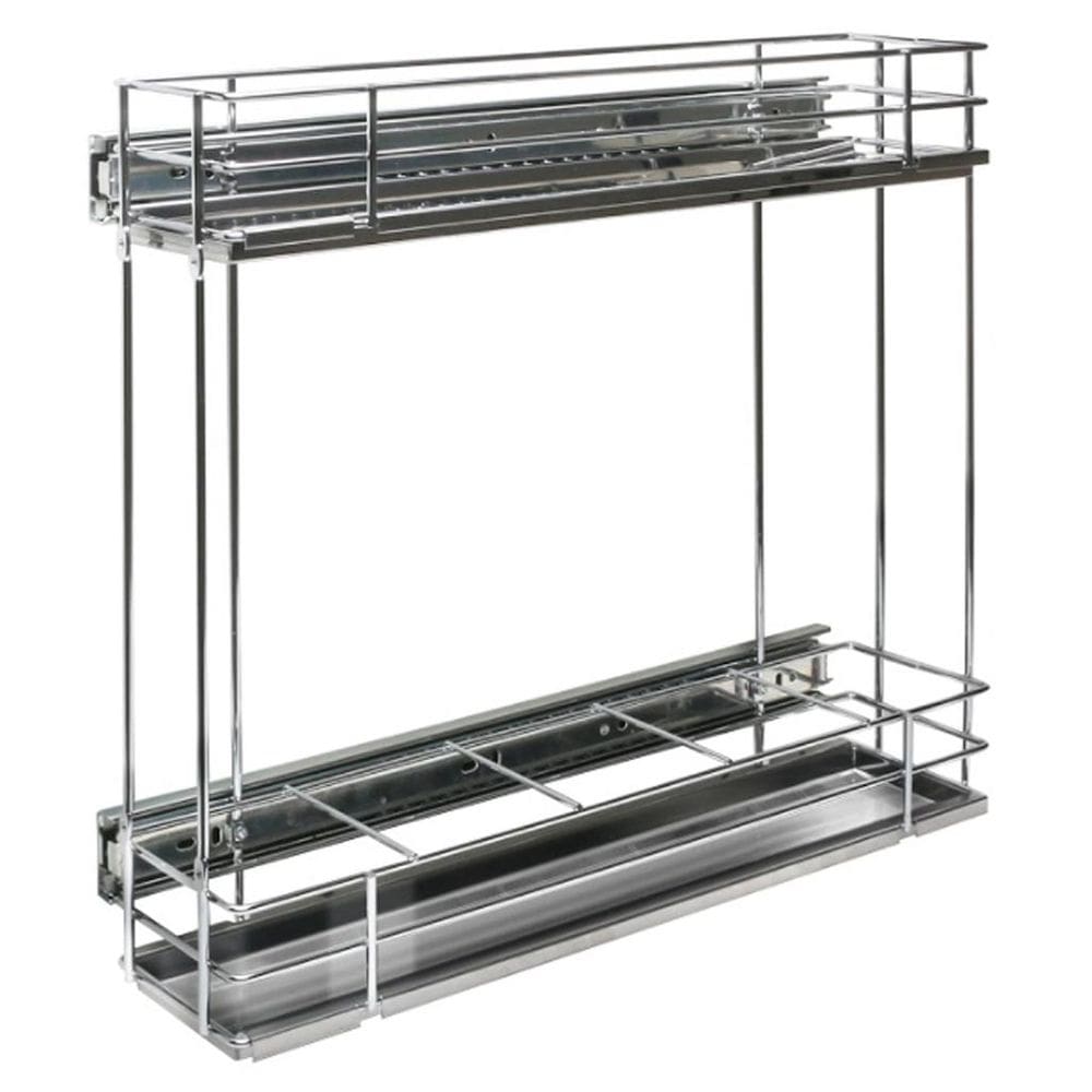 Porta Latas/ Óleo de Base 190x425x475mm Cromado 7206 Bandeja