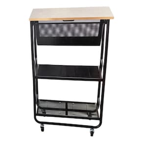 Carrinho Organizador Multiuso Completo Com Gaveta 92X46X60Cm