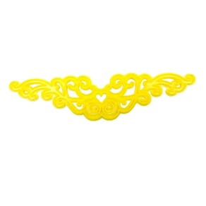 Cortador Arabesco Plástico Blue Star 92456 - Amarelo 20x5cm