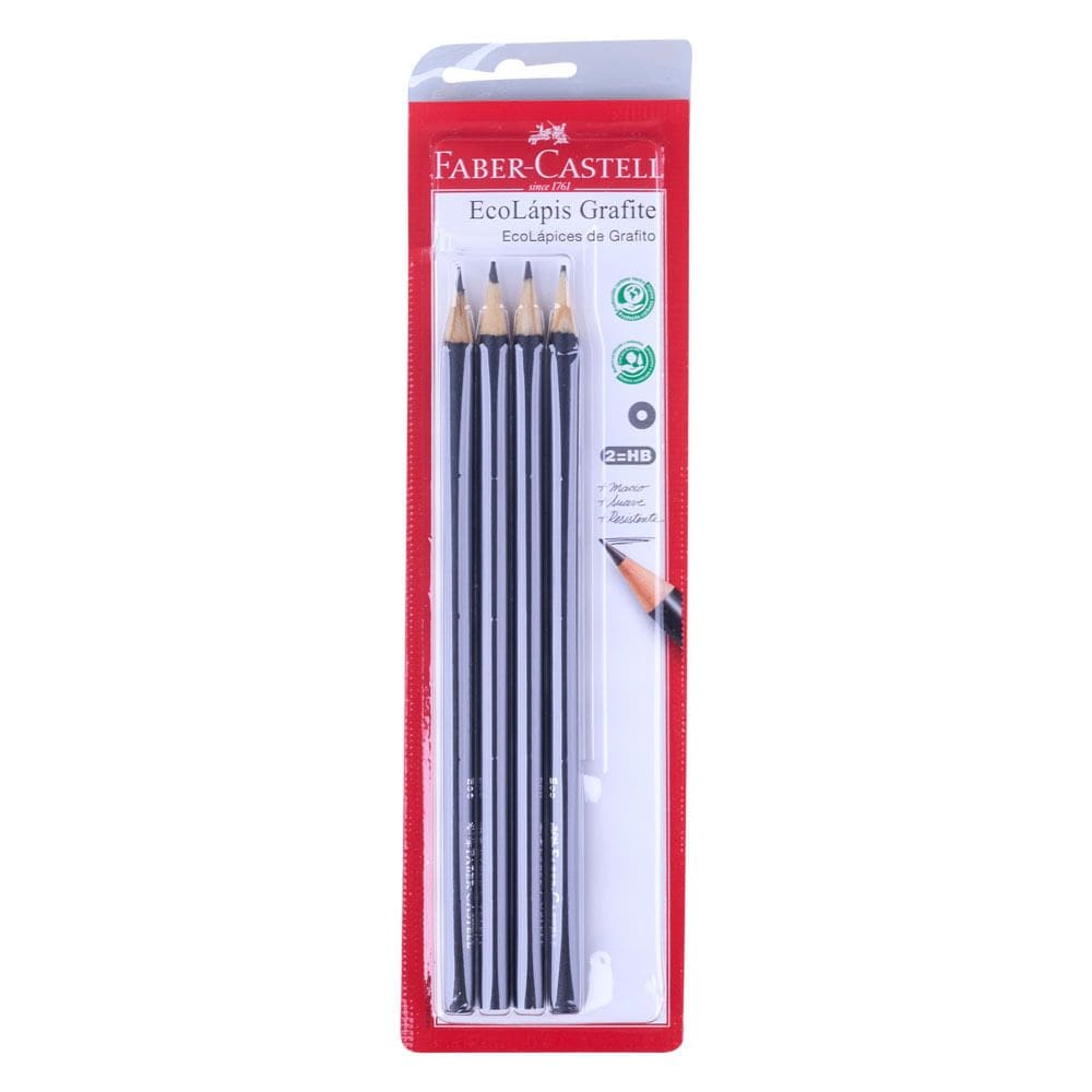 Lápis Preto Max Com Apontador 1205 Faber Castell