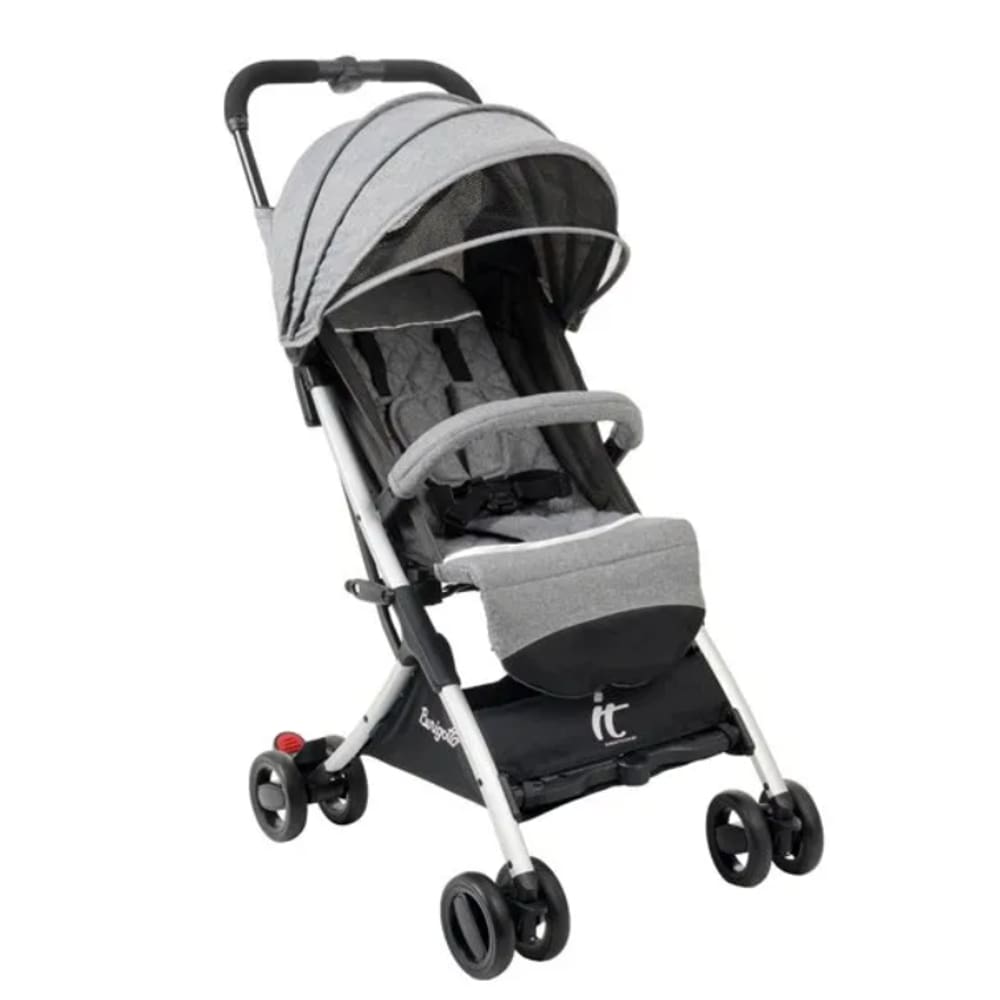 Carrinho de Bebê It-Metal Prata Burigotto