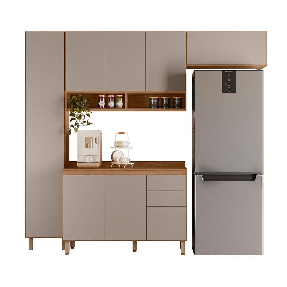 Cozinha Modulada Acácia Touch 4 Peças - Nicioli