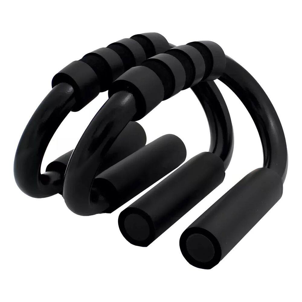 Par Barra De Apoio Para Flexão De Chão Portátil E Treino Já!