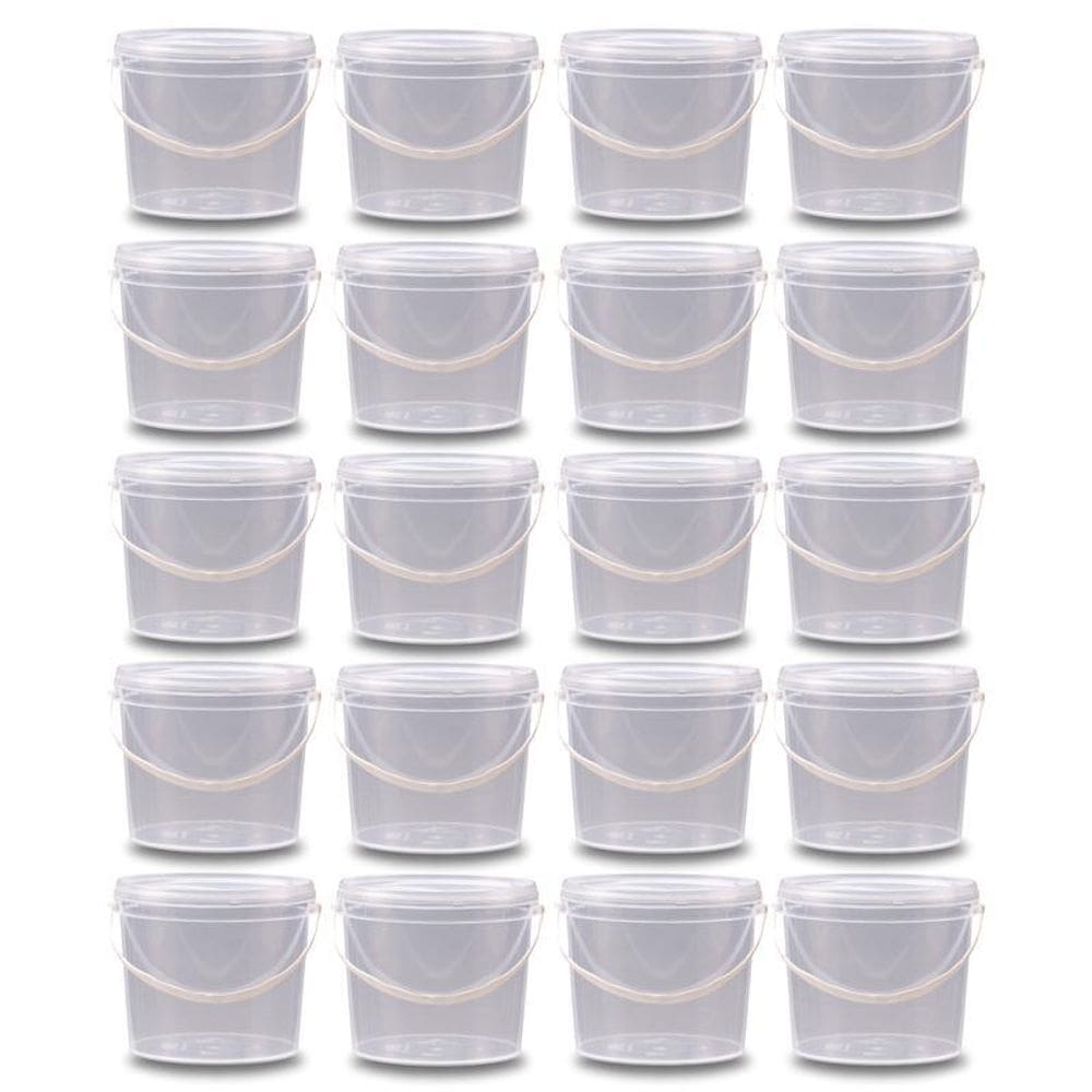 Balde Para Decoração De Mesa 2.2 Litros - Kit 20 Pçs