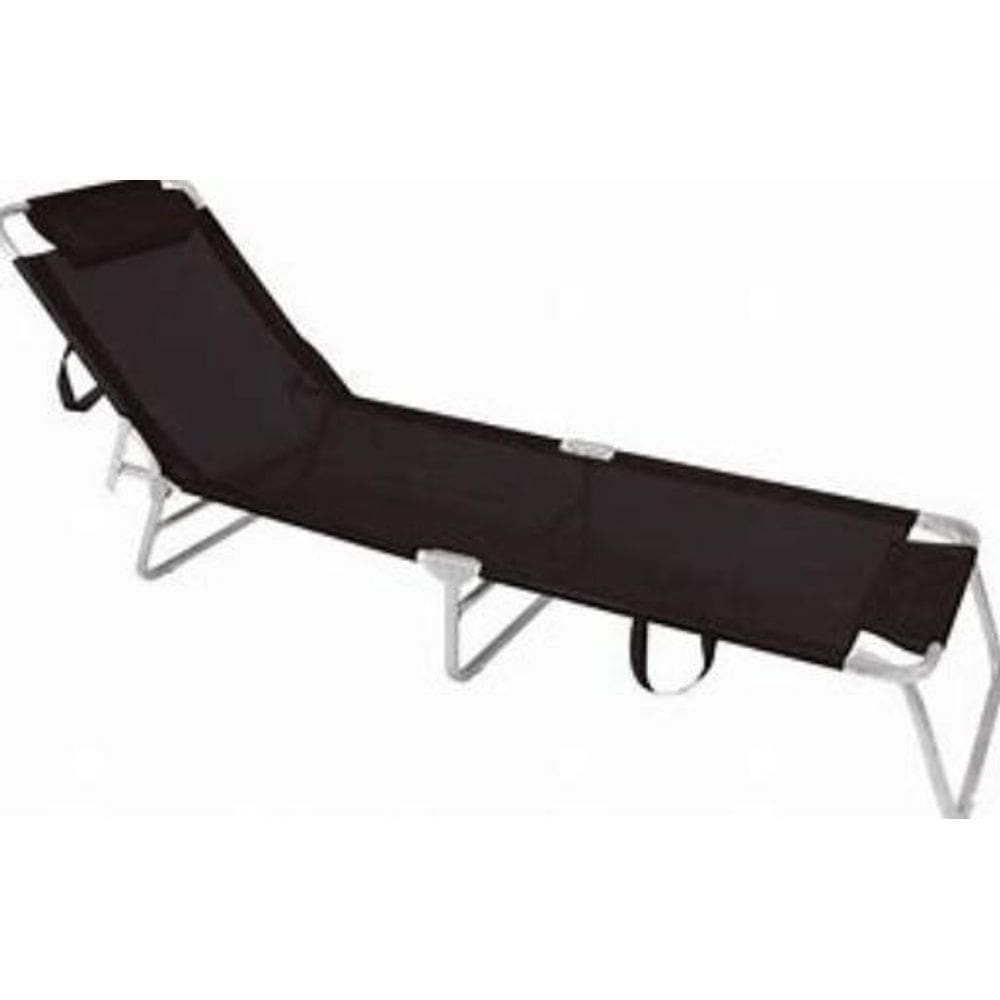 Espreguiçadeira Alumínio  Preta - MOR