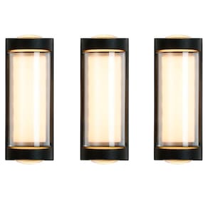 3 Arandela Led Duplo Facho Externo Em Alumínio Varanda Bet80
