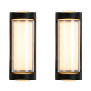 2 Luminária Arandela Led Facho Duplo Alumínio Externa Bet80