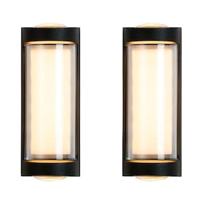 2 Luminária Arandela Led Facho Duplo Alumínio Externa Bet80