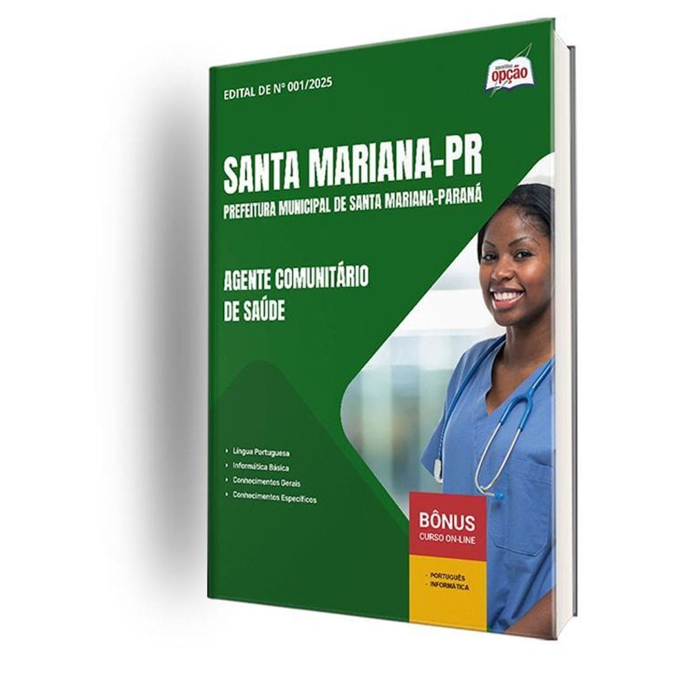 Apostila Prefeitura Santa Mariana Pr 2025 Agente Comunitário