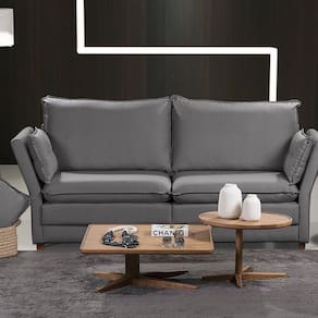 Sofá Natal Living com 4 Lugares 220cm Linho Corriente