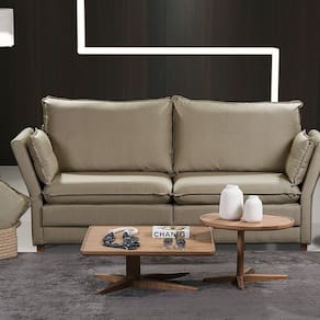 Sofá Natal Living com 4 Lugares 220cm Linho Corriente