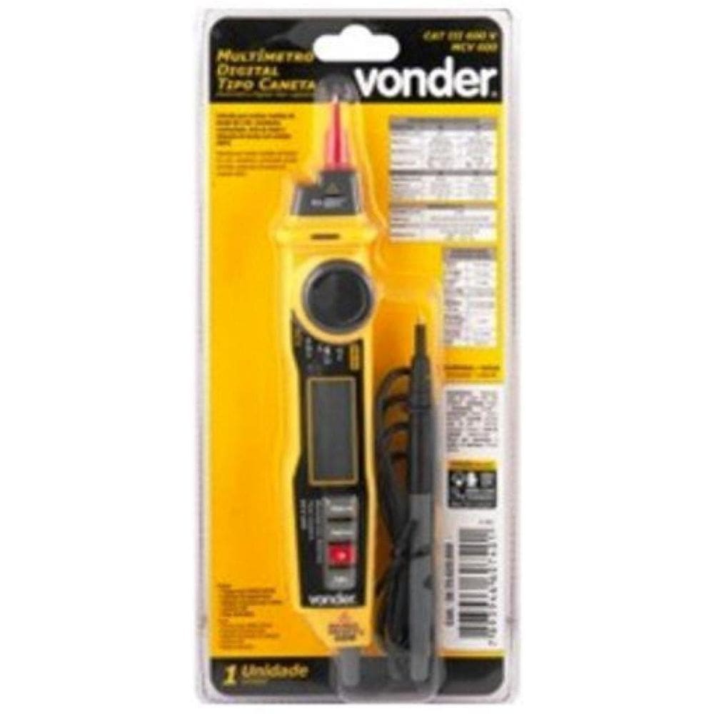 Multimetro Digital Caneta Mcv600 Vonder