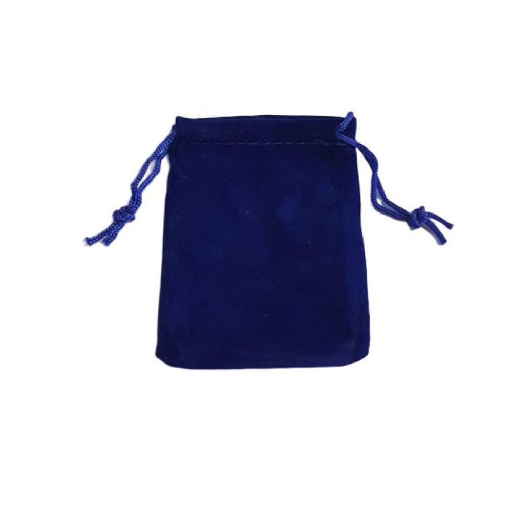 Kit 25 Saquinhos Veludo 10X15 Cm Azul
