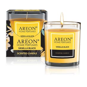 Vela Aromática Premium Vanilla Black 120G Areon