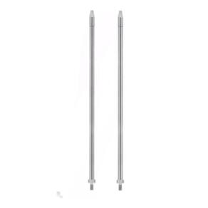 Kit 4 Alongadores Cromados De Antena Px 60Cm Caminhão