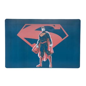 Lugar Americano De Plástico Wb Core Superman Azul 43,5 Cm