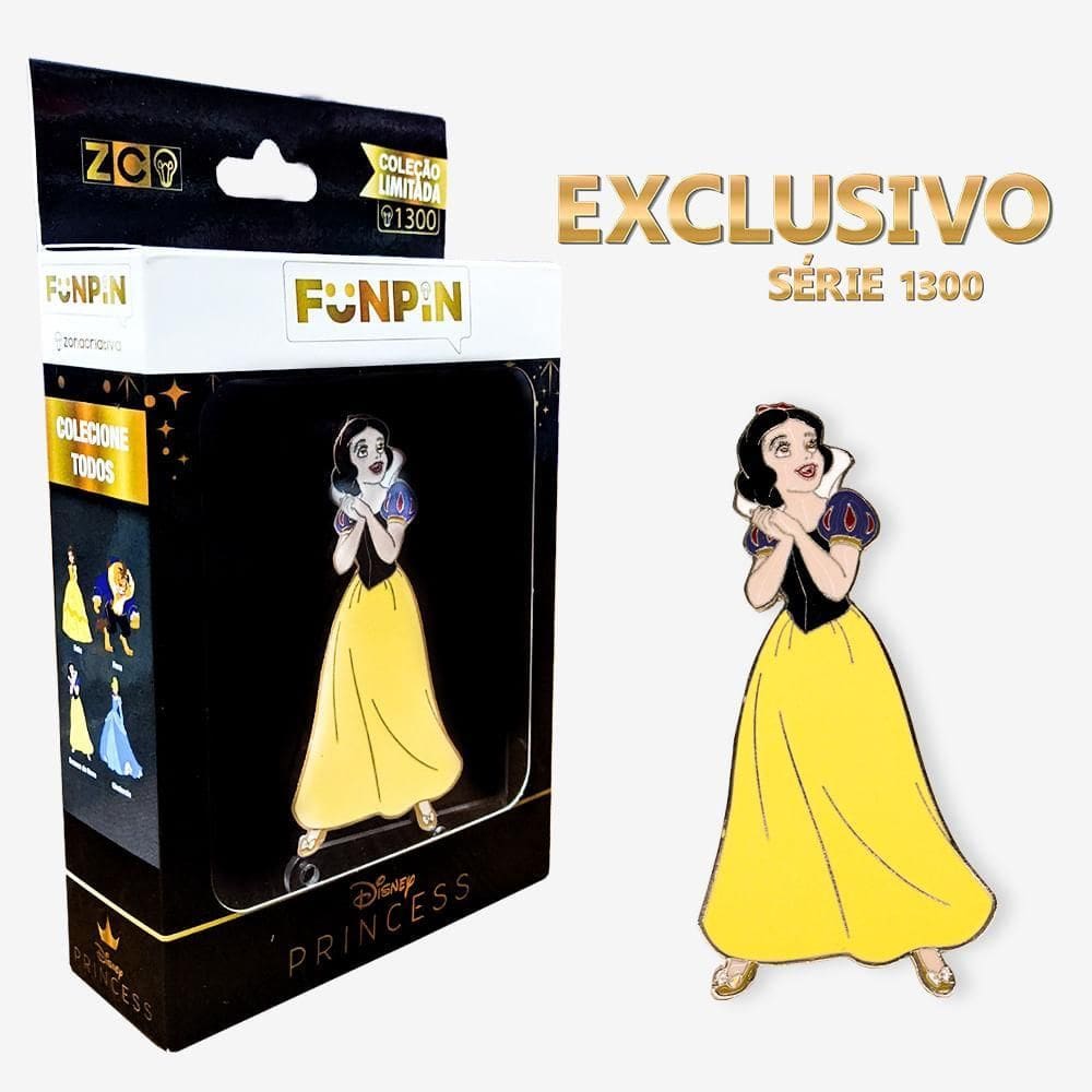 Funpin Branca De Neve - Disney