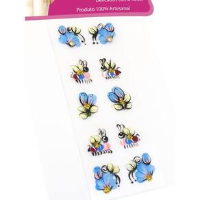 Kit 250 Adesivos Para Unhas Arte Sedução, 100% Artesanal