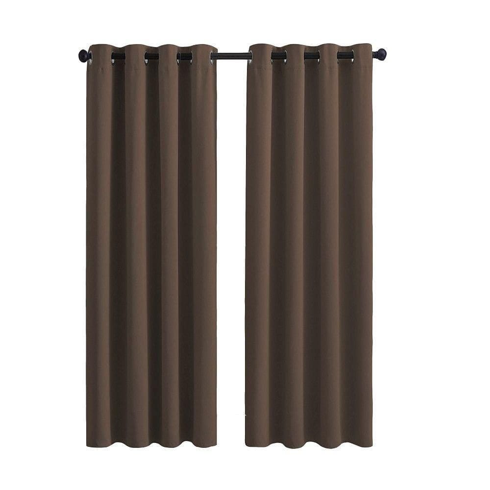 Cortina Tecido Premium Para Janela E Porta 2,80X2,20 Tabaco