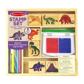 Set De Colorir Com Carimbos De Dinossauros Melissa E Doug