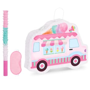 Caminhão de sorvete Piñata WERNNSAI para crianças e meninas