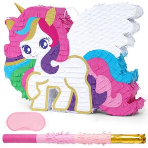Unicorn Piñata WERNNSAI Unicorn Pinata Festa de aniversário para meninas