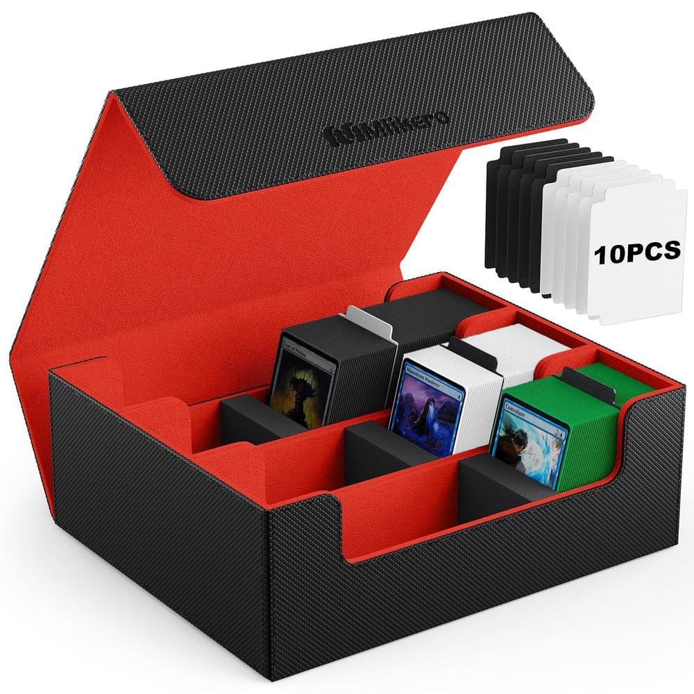 Caixa de armazenamento de cartas colecionáveis Mlikero Card Deck Case 1800+ Cards