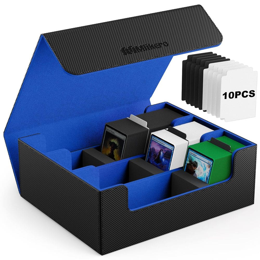 Caixa de armazenamento de cartas colecionáveis Mlikero Card Deck Case 1800+ Cards